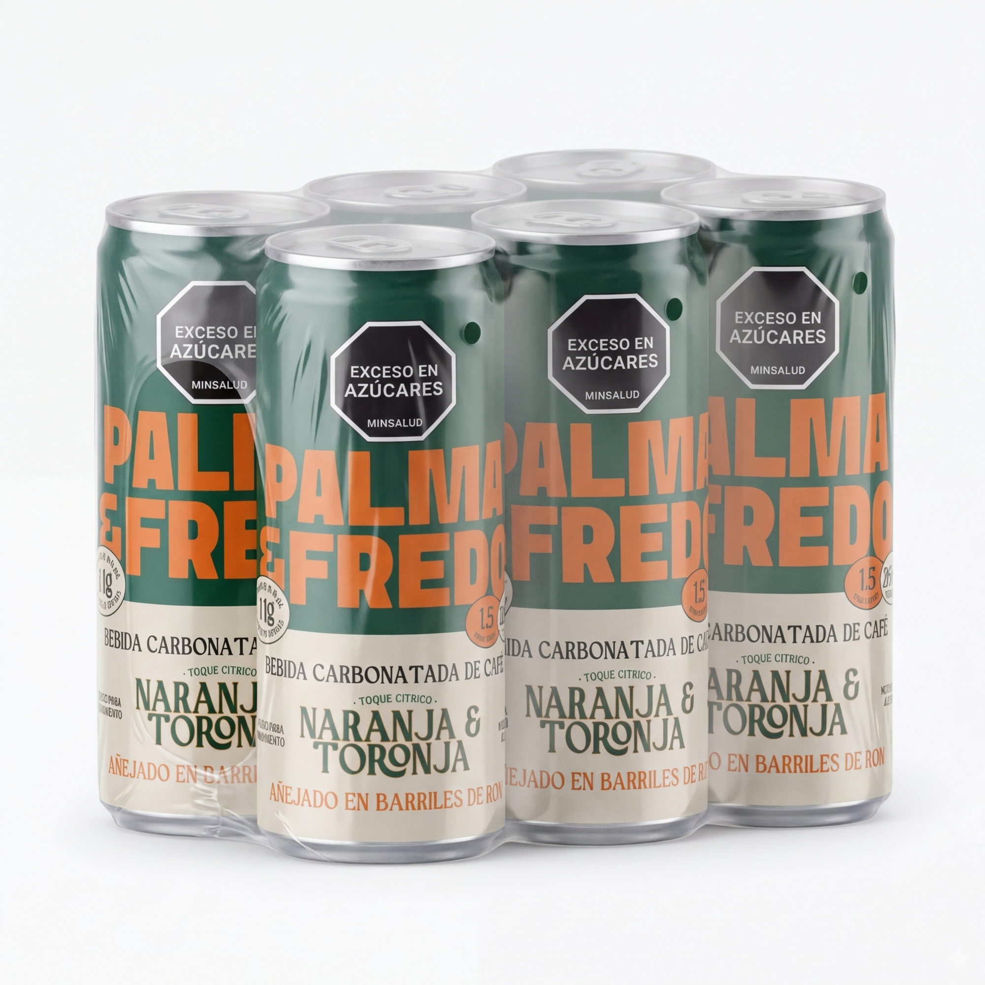 Sixpack Palma & Fredo. Lata 269ml.